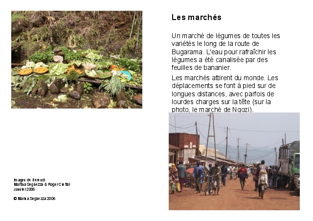 Les marchés